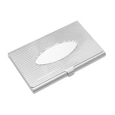 Stainless Steel Chrome Finish Engravable Card Case